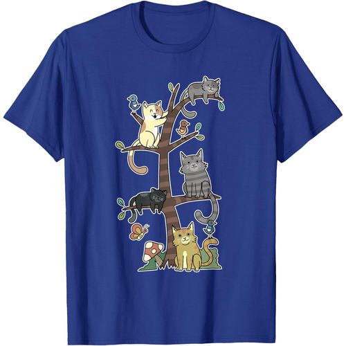 Chats Chatons Sur Un Arbre Pet Chat Sauvetage Loves Kitty T-Shirt