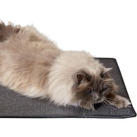 Teppc-Tapis Griffoir Pour Chats - Tapis Griffoir Sisal - Tapis Sisal Naturel Robuste - Tapis 100% Sisal - Couleur : Anthracite 30x40 Cm Set De 2