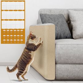 Teppc-Griffoir Chat Canapé Kaki - 300x40cm Protection Canape Chat Anti Griffe, Durables, Adapté Aux Chats, Facile À Installer Pour Les Propriétaires De Chats