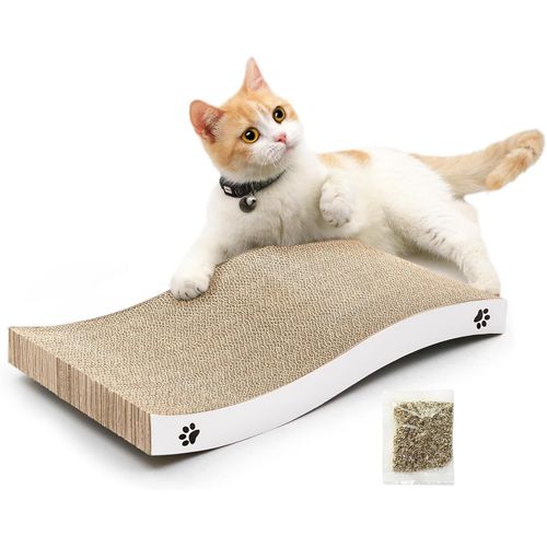 Teppc-Conlun - Griffoir Pour Chat - Griffoir Chats Carton Avec Texture Scratch Premium, Gratoir A Chats Durable Réversible