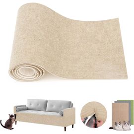 Teppc-Protection Canape Chat Anti Griffe,Griffoir Chat Canapé,Climbing Cat Scratcher,Diy Protege Canape Griffe Chat,Tapis Griffoir Pour Chat Auto-Adhésif,Diy Trimmable Chats Grattoir