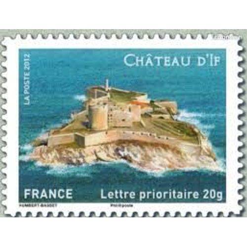 Châteaux Et Demeures Historiques De Nos Régions (1) : Ilôt D'If Hors Carnet Année 2012 Autoadhésif N° 722a Yvert Et Tellier Luxe