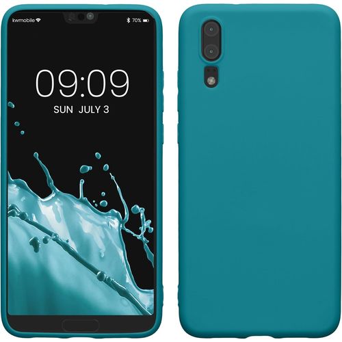 Housse Compatible Avec Huawei P20 Coque - Housse De Téléphone Protection Souple En Silicone - Pétrole Mat[Ven8809450]