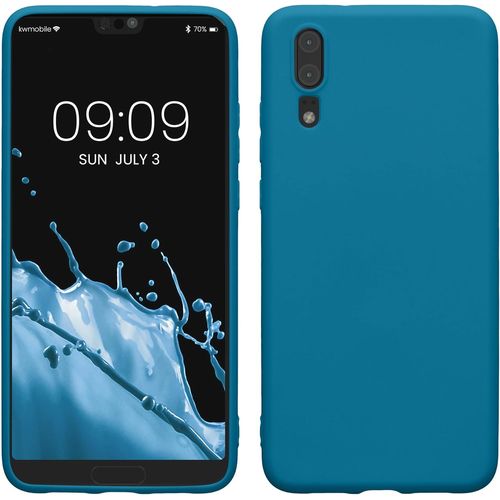 Housse Compatible Avec Huawei P20 Coque - Housse De Téléphone Protection Souple En Silicone - Bleu Vif[Ven8809457]