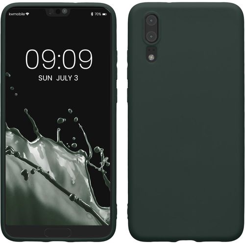 Housse Compatible Avec Huawei P20 Coque - Housse De Téléphone Protection Souple En Silicone - Vert Mousse[Ven8809451]