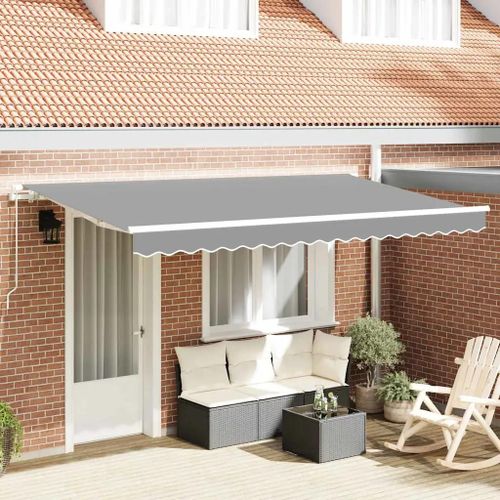 Vidaxl Cadre De Auvent Blanc 4 X 2 M Métal
