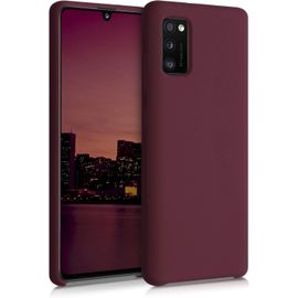 Housse Compatible Avec Samsung Galaxy A41 Coque - Housse De Téléphone Protection Souple En Tpu Silicone - Rouge Fauve