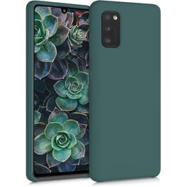 Housse Compatible Avec Samsung Galaxy A41 Coque - Housse De Téléphone Protection Souple En Tpu Silicone - Vert Mousse