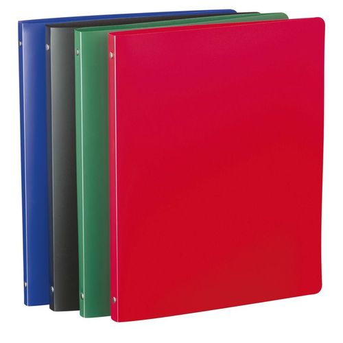 Elba Classeur 4 Anneaux Souple Yeka A4 Couleur Aléatoire
