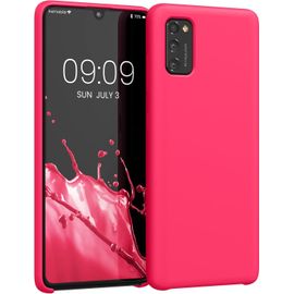 Housse Compatible Avec Samsung Galaxy A41 Coque - Housse De Téléphone Protection Souple En Tpu Silicone - Rose Fluo[Pop947916]