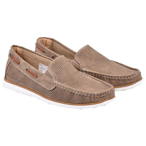 Mocassins Doublure Cuir Premium 6527 Taupe