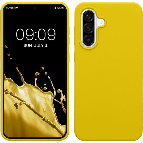 Housse Compatible Avec Samsung Galaxy A36 5g Coque - Housse De Téléphone Protection Souple En Tpu Silicone - Jaune Radieux