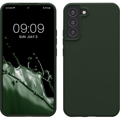 Housse Compatible Avec Samsung Galaxy S22 Plus Coque - Housse De Téléphone Protection Souple En Tpu Silicone - Vert Foncé Mat[Pop947295]