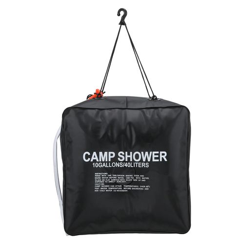 Sac de douche solaire 40L, sac d'eau, bain chauffé à l'énergie, douche de Camping en plein air