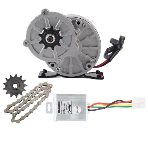 Kit de Conversion de Machine à pop-corn, contrôleur de vitesse de moteur électrique 12V 250W DC, roue à chaîne