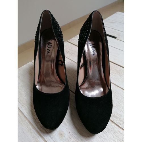 Escarpins Noirs À Strass Mim T40