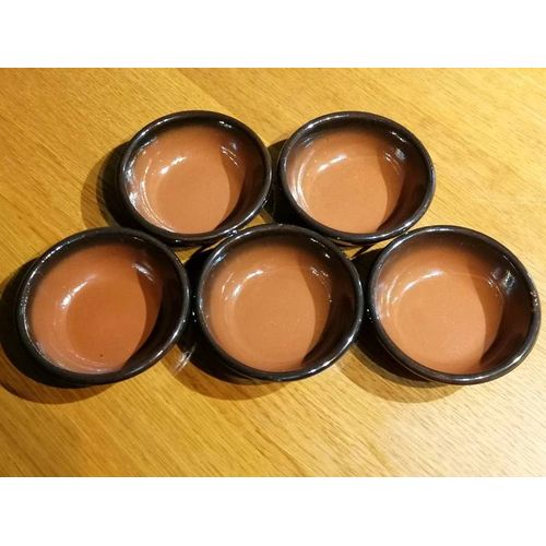 5 Petites Coupelles En Terre Cuite