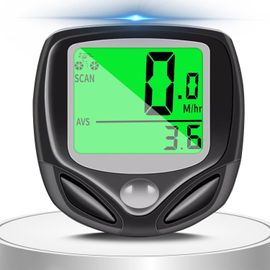 Kal-Compteur De Vitesse De Vélo Imperméable À L'eau Sans Fil Vélo Ordinateur Et Vélo Odomètre Réveil Automatique Multifonction Lcd Rétro - Éclairage Affichage