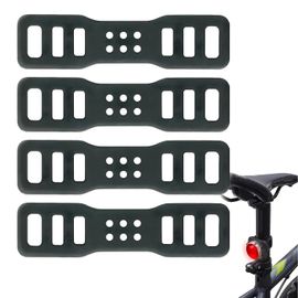 Sept-Bande Élastique En Silicone Pour Éclairage De Vélo - Anneaux En Caoutchouc Extensible - Support De Lampe De Poche - Bande De Fixation En Silicone - Support De Guidon Pour Lampe De Poche Led (210