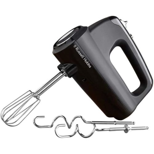 Batteur Electrique Cuisine[Design Premium] Noir Mat (2 Fouets Hélice, 2 Crochets Pétrin, 5 Vitesses, Turbo, Ergonomique, 350W, Accessoires Compatibles Lave-Vaisselle) Batteur 2467[POU8805864]