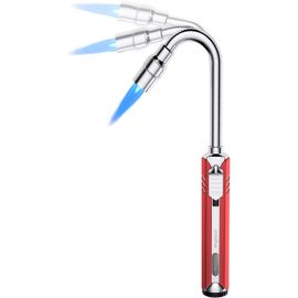 Allume Feu Briquet Allume Gaz Briquet Tempête Gaz Allume Bougie Avec Coupe-Vent Recharge Gaz Briquet Long Flexible Briquet Chalumeau Cuisine Pour Barbecue Gazinière Cheminée (Non I[Pou8806467]