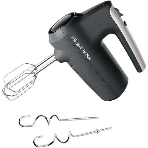 Batteur Électrique (5 Vitesses+Mode Turbo, Fouets & Crochets Pétrisseurs Chromés Lavables Au Lave-Vaisselle, Bouton D'Éjection, Support Pour Bol+Talon, 350 W] Anthracite Mat 27151-[POU8805865]