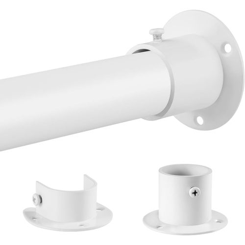 Tianyi-Barre Penderie Extensible, 74-130cm,Tringles De Penderie De Haute Qualitédiamètre 33 Mm Pour Salon, Chambre, Vestiaire.