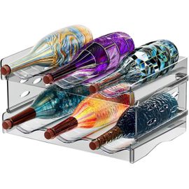 Étagère D’Angle Empilable En Plastique-Métal Pour Salle De Bain, 2 Étages, Rangement De Cuisine