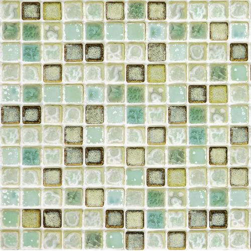ERYI-Stickers Carrelage Mosaïque Vert 40X500Cm Pour Carrelage Salle De Bain Cuisine Papier Peint Imperméable À L'Eau Aspect Pierre Verte 2D