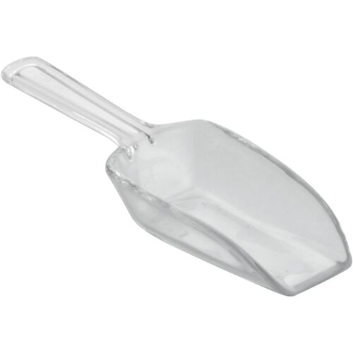 KALANKA-iDesign pelle cuisine, pelle alimentaire en plastique de 4 tailles différentes, mesurette en lot de 4 pour doser de la farine, des épices ou de la lessive, transparent