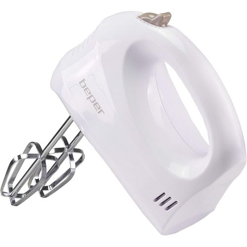 Bp.304 Batteur Électrique Et Mixeur 150 W, 70 Decibel, Abs/Acier Chromé, 5 Vitesses, Blanc Tourterelle[APP8809653]