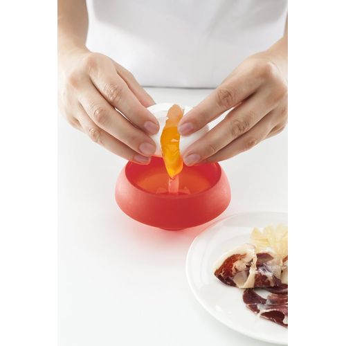 SUBZONAL-Cuisson Vapeur - Cuit Oeuf Ovo - Cylindrique - Transparent - Silicone Platine