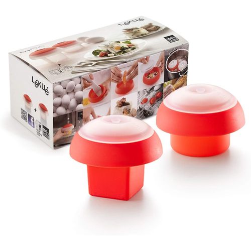 SUBZONAL-Kit 2 Cuits Oeufs Ovo Rouge