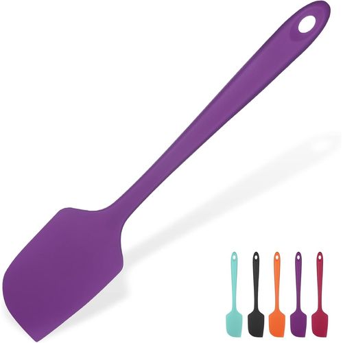 Ersan-Grande Spatule Silicone De 35.6cm: 315¿ Résistant À La Chaleur Maryse Grattoir Flexible Et Antiadhésif, Ustensile De Cuisine Pour La Cuisson Pour Mélanger Remuant Raclant (Mauve)