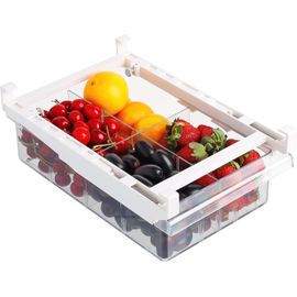 Tiroir Rétractable Pour Réfrigérateur Rangement Organisateur Rétractable En Plastique Transparent Sans Bpa Pour Frigo, Congélateur Ou Cuisine - Peut Contenir Des Fruits,Légumes &[APP8808711]