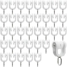Rails De Rideau Coulissants En Alliage De Zinc - Lot De 15 Avec Crochets, Silencieux