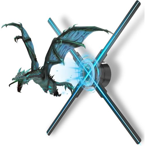 Projecteur Hologramme 3D Et 700 Vidéothèques,Projecteur Holographique Horreur Affichage Pour Expositions,Approvisionnement (52 Cm)