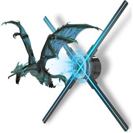 Projecteur Hologramme 3D Et 700 Vidéothèques,Projecteur Holographique Horreur Affichage Pour Expositions,Approvisionnement (52 Cm)