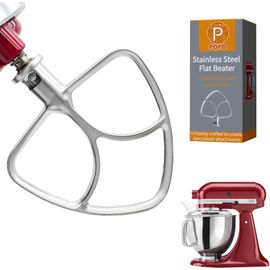 K45Ss Batteur Plat En Acier Inoxydable Pour Batteurs Sur Socle Kitchen Aid À Tête Inclinable De 4,5 À 5 Litres[Z969]