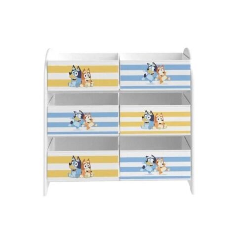 Scaffale Portagiochi Bluey E Bingo