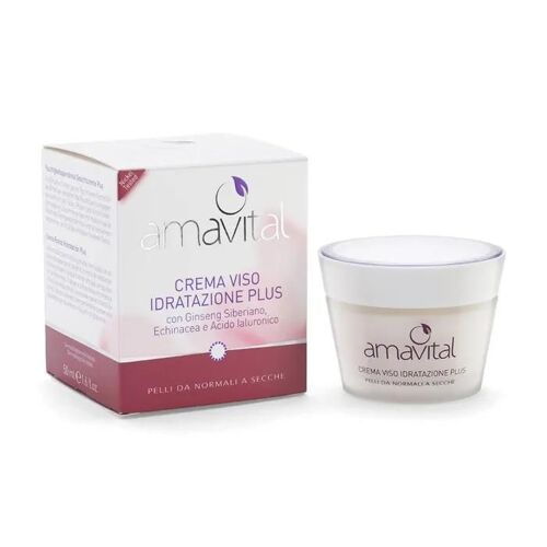 Amavital Crema Viso Idratazione Plus 50ml - Pelli Da Normali A Secche