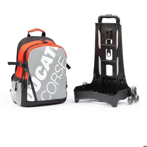 Ducati Zaino Trolley Scuola 2in1 con Carrello Removibile Giochi Preziosi
