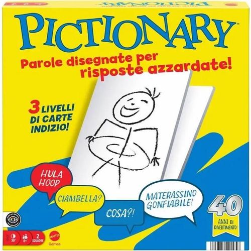 Pictionary Mattel Games Gioco Da Tavolo Per La Famiglia 7+ Special Edition