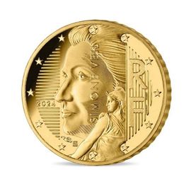 Lot De 5 Pièce De Monnaie 10 Cent Euro France Simone Veil 2024