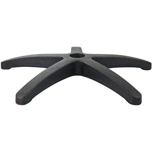 Ulteronixshop-Pied de Fauteuil de Bureau Noir 5 Branches 300 mm Nylon pour Vérin 50 mm