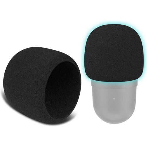 2 Pieces Microphones Pop Filter pour Razer Seiren Mini,Protecteur Microphone Mousse Couvre Pare-Brise