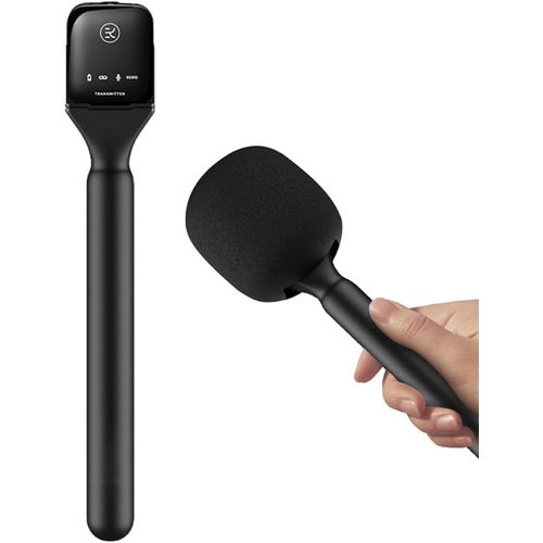 Support Mic Flag Station pour Dji Mic 1/2,Rode Wireless Go II Adaptateur manuel avec protection contre le vent,support de microphone sans fil pour DJI Osmo Pocket 3 Mic 2