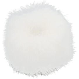 ChenQuanSarl-Coupe-Vent Pour Micro-Cravate, Coupe-Vent Léger Pour Micro-Cravate, Cache-Vent Portable En Fourrure Pour Micro-Cravate À Ouverture De 0,5 Cm(Blanc)