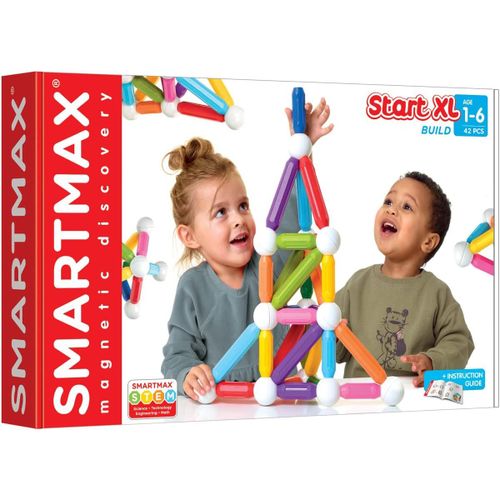lbgwp60-Start Xl - Jouet De Construction Magnétique - 42 Pièces À Assembler - Crée Tes Formes, Sculptures ¿ - Pour Enfants À Partir De 1 An