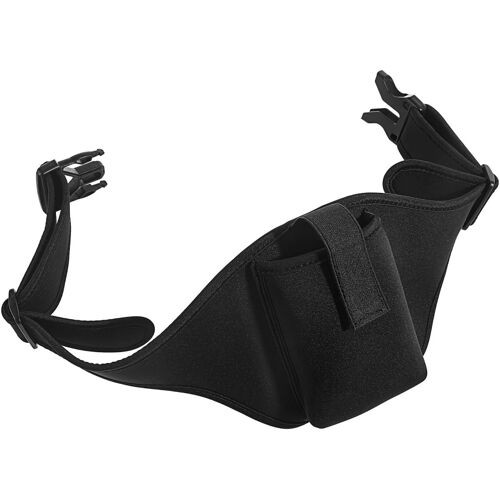 Ceinture De Fitness Réglable pour Microphone Néoprène Pratique avec Poche pour Accessoires Entraînements Yoga Et Activités Extérieures